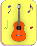 read guitar notes, flash cards
